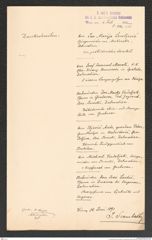 k.k. naturhistorisches Hofmuseum, Intendanzakten 1885-1896 (Hauer), Aktenzahl Z.446/1891, Seite 1